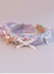 Multicolour Plush Bow-Knot Heart Decoration Classic Lolita Headband