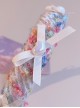 Multicolour Plush Bow-Knot Heart Decoration Classic Lolita Headband