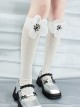 Sweet Summer Thin Chiffon Exaggerated Flower Decoration Personality Classic Lolita Socks