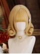 Retro American Sweetheart 30cm Outward Roll Short Curly Hair Sweet Lolita Wig