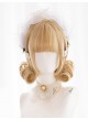 Retro American Sweetheart 30cm Outward Roll Short Curly Hair Sweet Lolita Wig