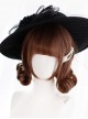 Retro American Sweetheart 30cm Outward Roll Short Curly Hair Sweet Lolita Wig