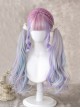 Fang Fang Series With Braid Roman Curly Sideburns Multi-Color Long Curly Hair Classic Lolita Wig