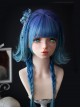 BK709 Series Eversion Jellyfish Head Gradient Short Long Hair Sweet Lolita Wig