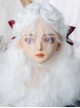 White Daily Natural Curly Bangs Cute Wool Curly Long Curly Hair Sweet Lolita Wig