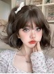 Brown Natural Lazy Fashion Wool Roll Short Curly Hair Sweet Lolita Wig