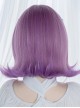 Gradient Purple Eversion Qi Bangs Cute Short Hair Sweet Lolita Wig