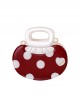 Small Mushroom Series Cartoon Red Small Mushroom Design Rustic Sweet Lolita Portable Messenger Shoulder Bag