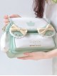 Yellow Bow-Knot Decoration Fresh Daily Print Classic Lolita Crossbody Shoulder Bag