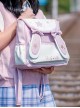 Xingyue Rabbit Series Japanese Style Cute Star Print Rabbit Ears Sweet Lolita Portable Backpack
