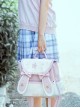 Xingyue Rabbit Series Japanese Style Cute Star Print Rabbit Ears Sweet Lolita Portable Backpack