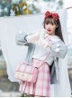 First Love Series College Style JK Lattice Embroidery School Lolita Portable Messenger Shoulder Bag