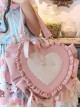 Sweetheart Candy Series Love Japanese Embroidery Soft Girl Bowknot Decoration Classic Lolita Shoulder Messenger Bag