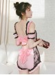 Retro Black Lace Decorative Steel Holder Gather Girls Backless Lace-Up Bowknot Sexy Sweet Lolita One-Piece Swimsuit