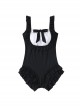 Maid Style Cute Japanese Soft Girl Summer Hollow Sexy Cute Sweet Lolita Sleeveless One-Piece Swimsuit