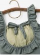 Maid Style Cute Japanese Soft Girl Summer Hollow Sexy Cute Sweet Lolita Sleeveless One-Piece Swimsuit