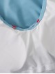 Cute Japanese Soft Girl Embroidered Love Ruffles Sweet Lolita Sleeveless One-Piece Swimsuit