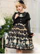 Flower Court Series Cute Sweet Doll Collar Puff Sleeve Floral Print Winter Classic Lolita Long-Sleeved Dress