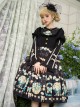 Flower Court Series Cute Sweet Doll Collar Puff Sleeve Floral Print Winter Classic Lolita Long-Sleeved Dress