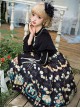 Flower Court Series Cute Sweet Doll Collar Puff Sleeve Floral Print Winter Classic Lolita Long-Sleeved Dress