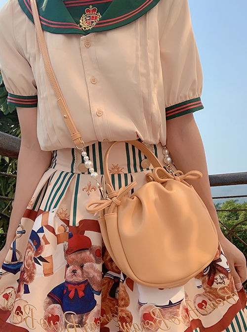 Small Ruannuo Series Simple Cloud Bag Casual Versatile Classic Lolita Portable Shoulder Messenger Bag