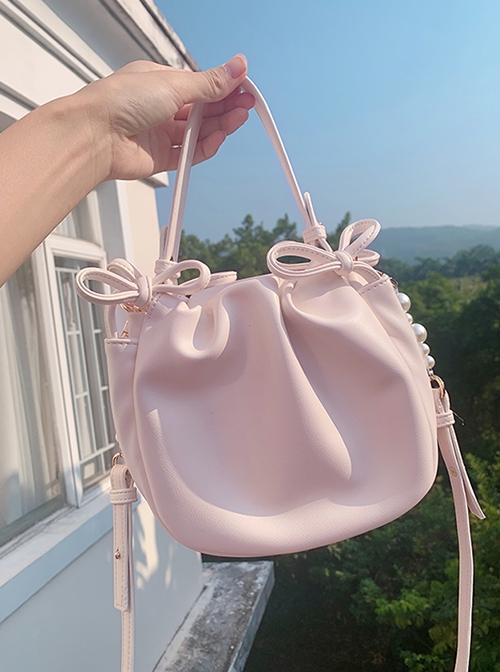 Small Ruannuo Series Simple Cloud Bag Casual Versatile Classic Lolita Portable Shoulder Messenger Bag