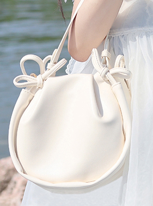 Small Ruannuo Series Simple Cloud Bag Casual Versatile Classic Lolita Portable Shoulder Messenger Bag