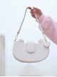 Cute Bear Claw Love Embroidery Simple Dumpling Bag Girl JK Daily Commuting Classic Lolita Shoulder Messenger Bag