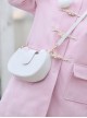 Cute Bear Claw Love Embroidery Simple Dumpling Bag Girl JK Daily Commuting Classic Lolita Shoulder Messenger Bag