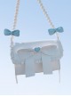 Miss Jenny Series Love Bow-Knot Decoration Versatile Casual Bead Chain Classic Lolita Shoulder Messenger Bag