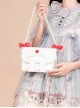 Miss Jenny Series Love Bow-Knot Decoration Versatile Casual Bead Chain Classic Lolita Shoulder Messenger Bag