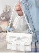 Miss Jenny Series Love Bow-Knot Decoration Versatile Casual Bead Chain Classic Lolita Shoulder Messenger Bag