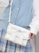 Miss Jenny Series Love Bow-Knot Decoration Versatile Casual Bead Chain Classic Lolita Shoulder Messenger Bag