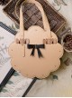 Biscuit Shape Design Black Bow-Knot Candy Decoration Cute Sweet Lolita Portable Shoulder Bag