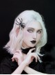 Halloween Hand Embroidered Spider Horror Gothic Lolita Hair Clip