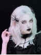 Halloween Hand Embroidered Spider Horror Gothic Lolita Hair Clip