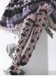 Anthony Cake Series Solid Color Half Hollow Summer Long Tube Thin Socks Sweet Lolita Socks