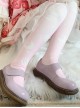 Cream Planet Series Velvet Solid Color Gradient Planet Print Over The Knee Socks Sweet Lolita Socks