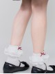 Aegean Series Bowknot Decoration Large Lace Spring Cotton Socks Classic Lolita Socks