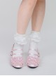 Aegean Series Bowknot Decoration Large Lace Spring Cotton Socks Classic Lolita Socks