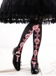 Cherry Pie Series Bow-Knot Cherry Print Velvet Over The Knee Socks Sweet Lolita Socks