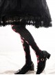 Cherry Pie Series Bow-Knot Cherry Print Velvet Over The Knee Socks Sweet Lolita Socks