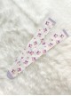 Deadly Cherry Series Cherry Spring Autumn Combed Cotton White Knee Socks Classic Lolita Socks