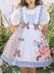 Mianmian Candy Jar Series Cute Candy Print Polka Dot Stitching Striped Bow-Knot Decoration Sweet Lolita Sleeveless Dress