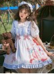 Mianmian Candy Jar Series Cute Candy Print Polka Dot Stitching Striped Bow-Knot Decoration Sweet Lolita Sleeveless Dress