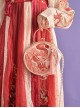 Chinese Style Han Element Embroidery Dragon Retro Tassel Decoration Round Mouth Gold Bag Hanfu Handheld Shoulder Bag