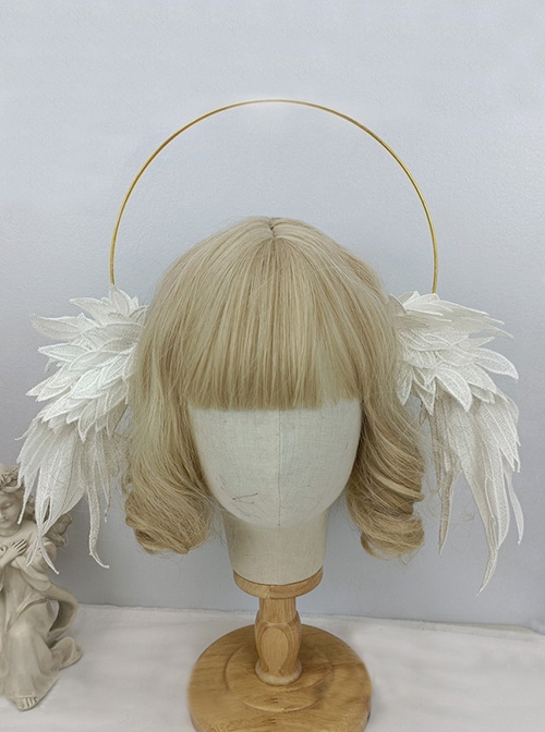 Vintage Angel Demon Halo Wings Shapeable Classic Lolita Headgear