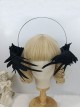 Vintage Angel Demon Halo Wings Shapeable Classic Lolita Headgear