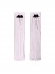 Summer Thin Mary Jane JK Wings Tassel Decorate White Classic Lolita Socks