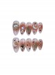 Stereo Rhinestone Star Moon Blush Sailor Moon Detachable Finished Manicure Nail Pieces